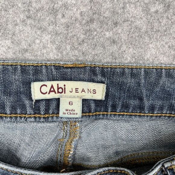 CAbi Bree Skinny Jeans #964 Womens Size 6 Medium Wash Stretch Casual Denim - Picture 7 of 10